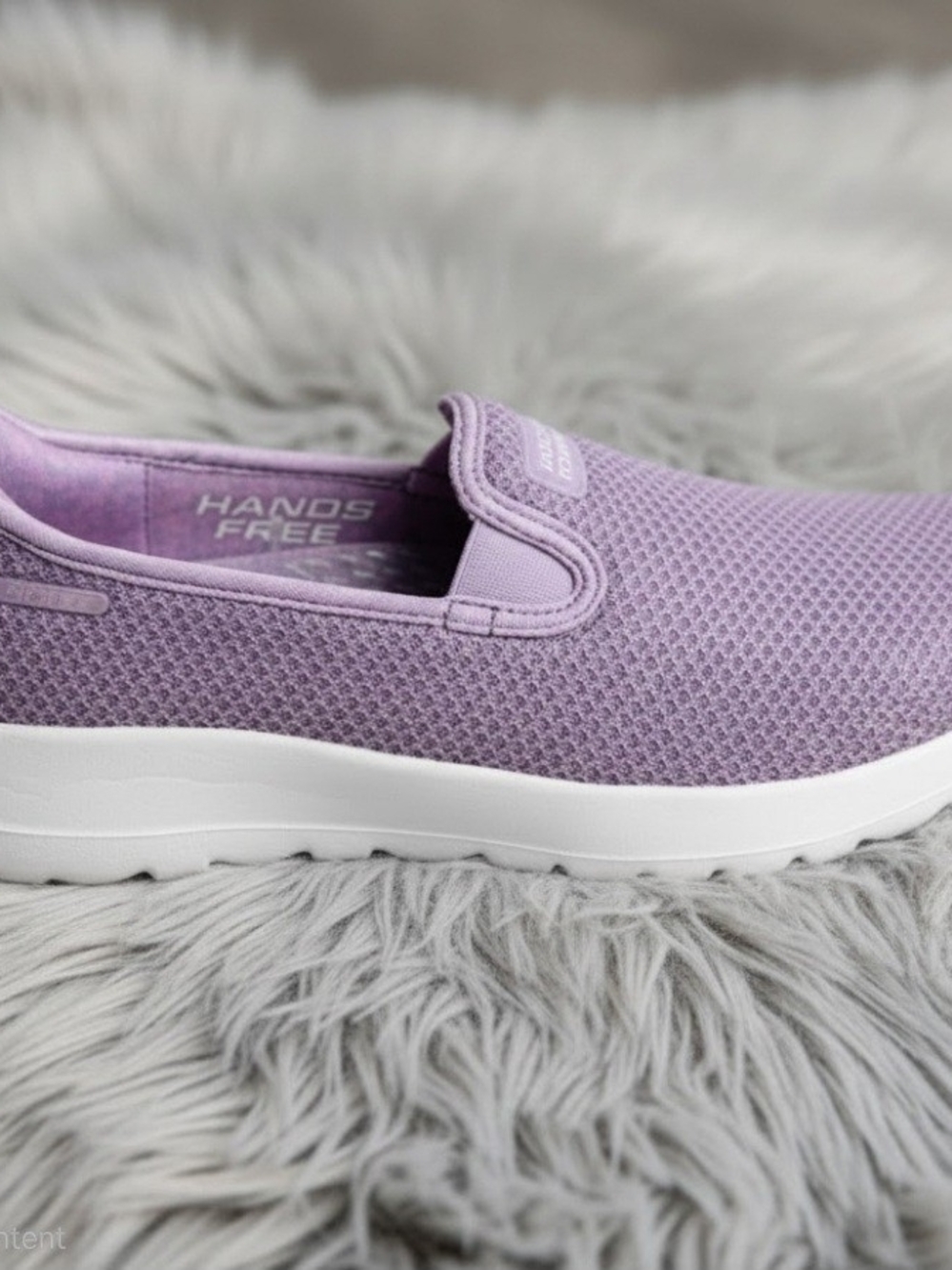 Skechers Lavender Slip-On Mesh Women's Sneaker